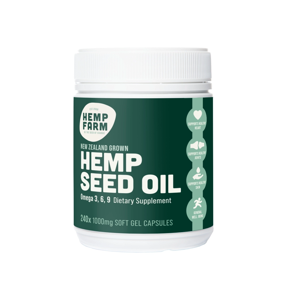 Hemp Seed Oil 240 Capsules