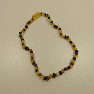 Amber Teething Necklace Mixed Bead