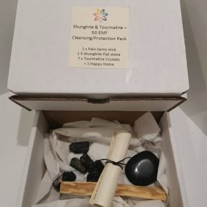 Shunghite & Tourmaline – 5G EMF Cleansing/Protection Pack