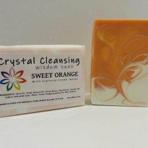 Sweet Orange Soap Crystal Infused