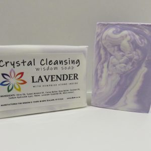 Lavender Soap Crystal Infused
