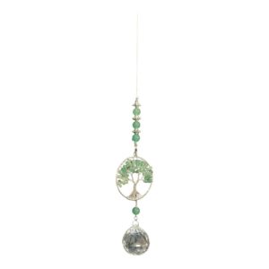 Tree Of Life Crystal Aventurine Good Luck Sun Catcher