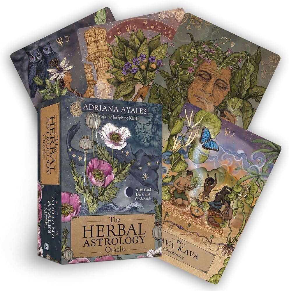 The Herbal Astrology Oracle - 55 Card Deck and Guidebook