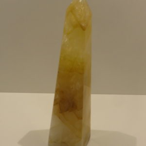 Golden Quartz Obelisk