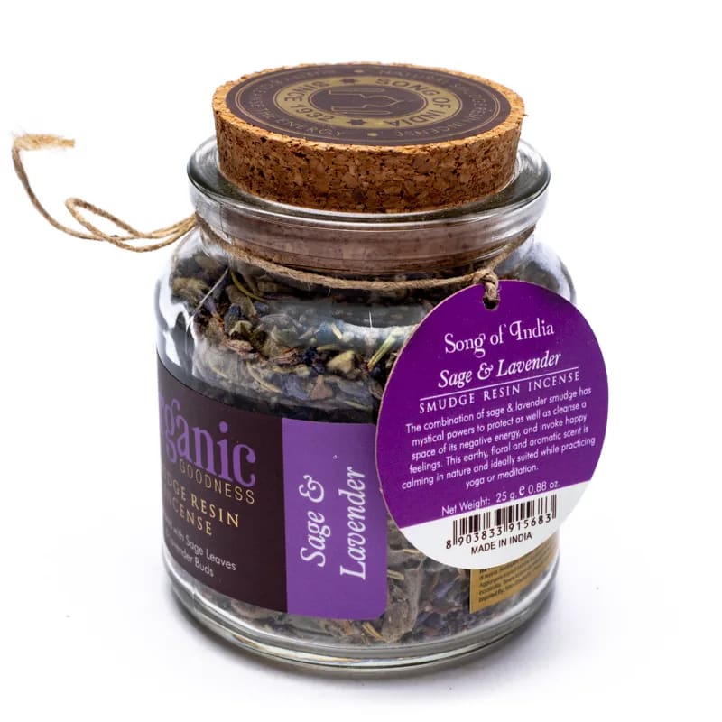 Smudge Resin Sage & Lavender Organic Goodness