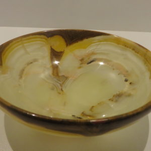 Banded Calcite Bowl
