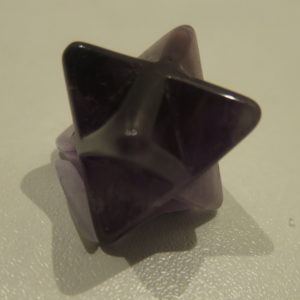 Amethyst Merkaba Star