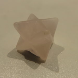 Rose Quartz Merkaba Star