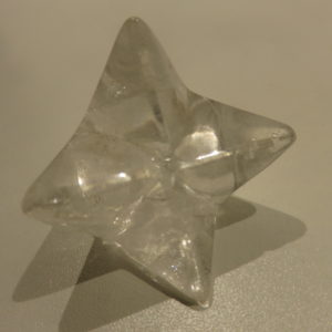 Clear Quartz Merkaba Star