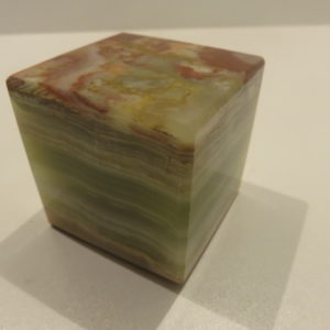 Banded Calcite Cube