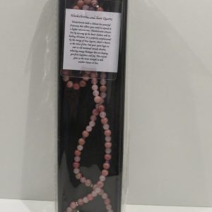 Rhodochrosite and Rose Quartz