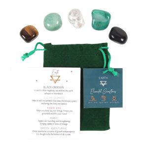 Earth Element Zodiac Tumble Stone Set